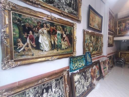 عکس تابلو فرش اصل عاقلی