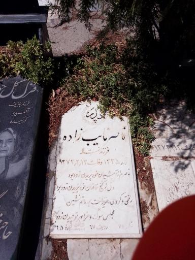 عکس مزار ناصر نایب زاده