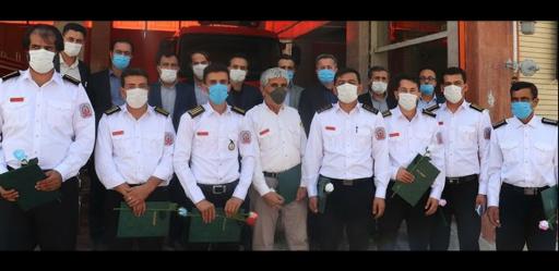 عکس آتش نشانی لردگان