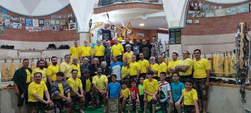 عکس زورخانه پهلوان عزیزاله ممقانی