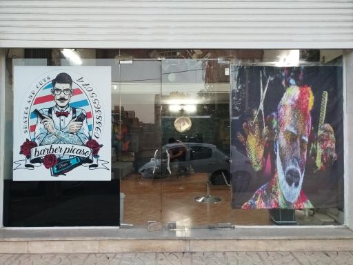 عکس آرایشگاه مردانه پیکاسو 