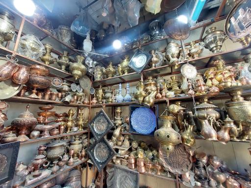 عکس صنایع دستی مس و برنج مسعود