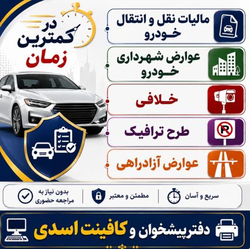 عکس دفتر پیشخوان و کافینت اسدی 