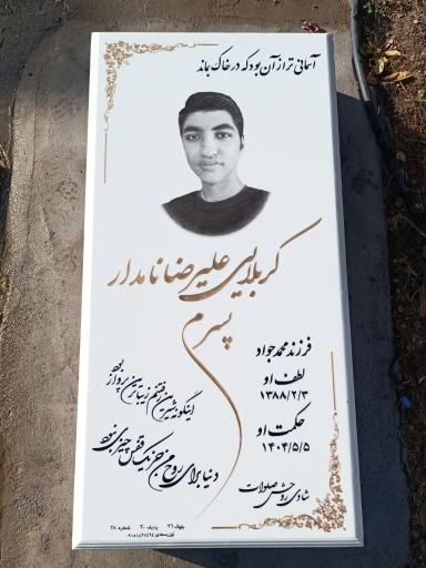 عکس مزار علیرضا نامدار