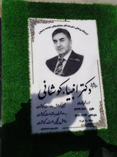 عکس مزار دکتر انبیاء کوشانی
