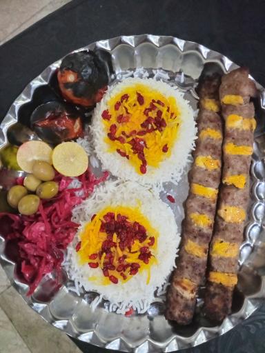 عکس چلو کباب افشار