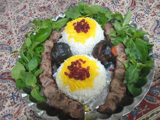 عکس چلو کباب افشار