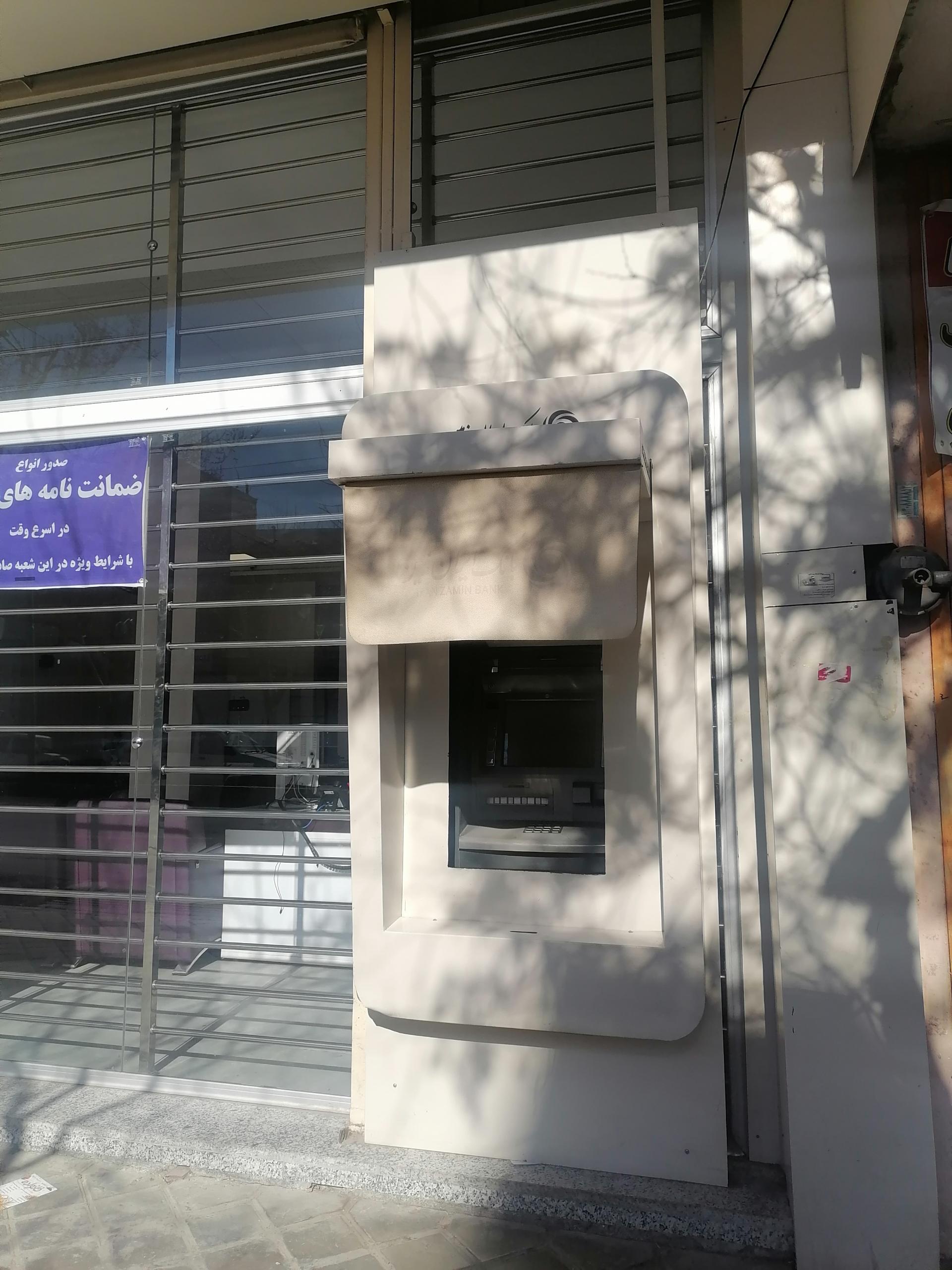 عکس خودپرداز بانک ایران زمین 