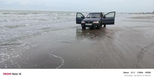 عکس ساحل دریا محمودآباد