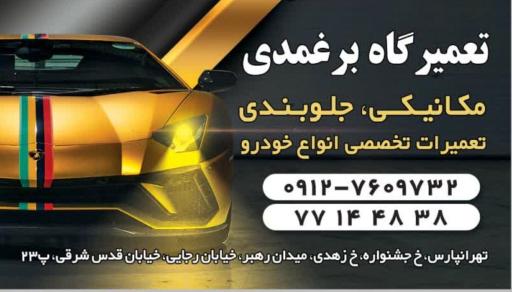 عکس میکانیکی علی برغمدی