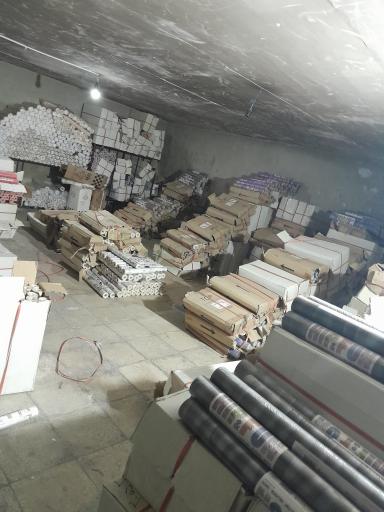 عکس انبار پخش کاغذ دیواری کرج