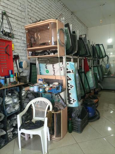 عکس شیشه اتومبیل فتحی 