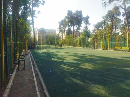 عکس زمین چمن باغ بزرگ