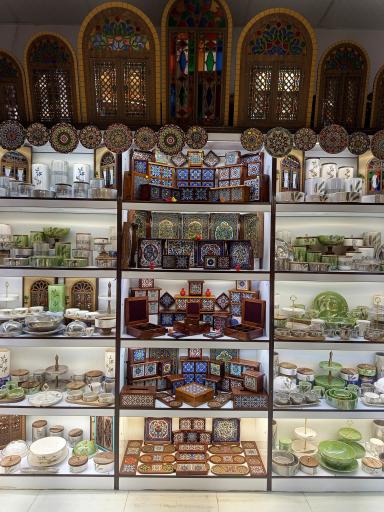 عکس گالری الماس صنایع دستی سفال وسرامیک