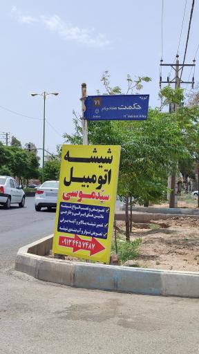 عکس شیشه اتومبیل سید موسی