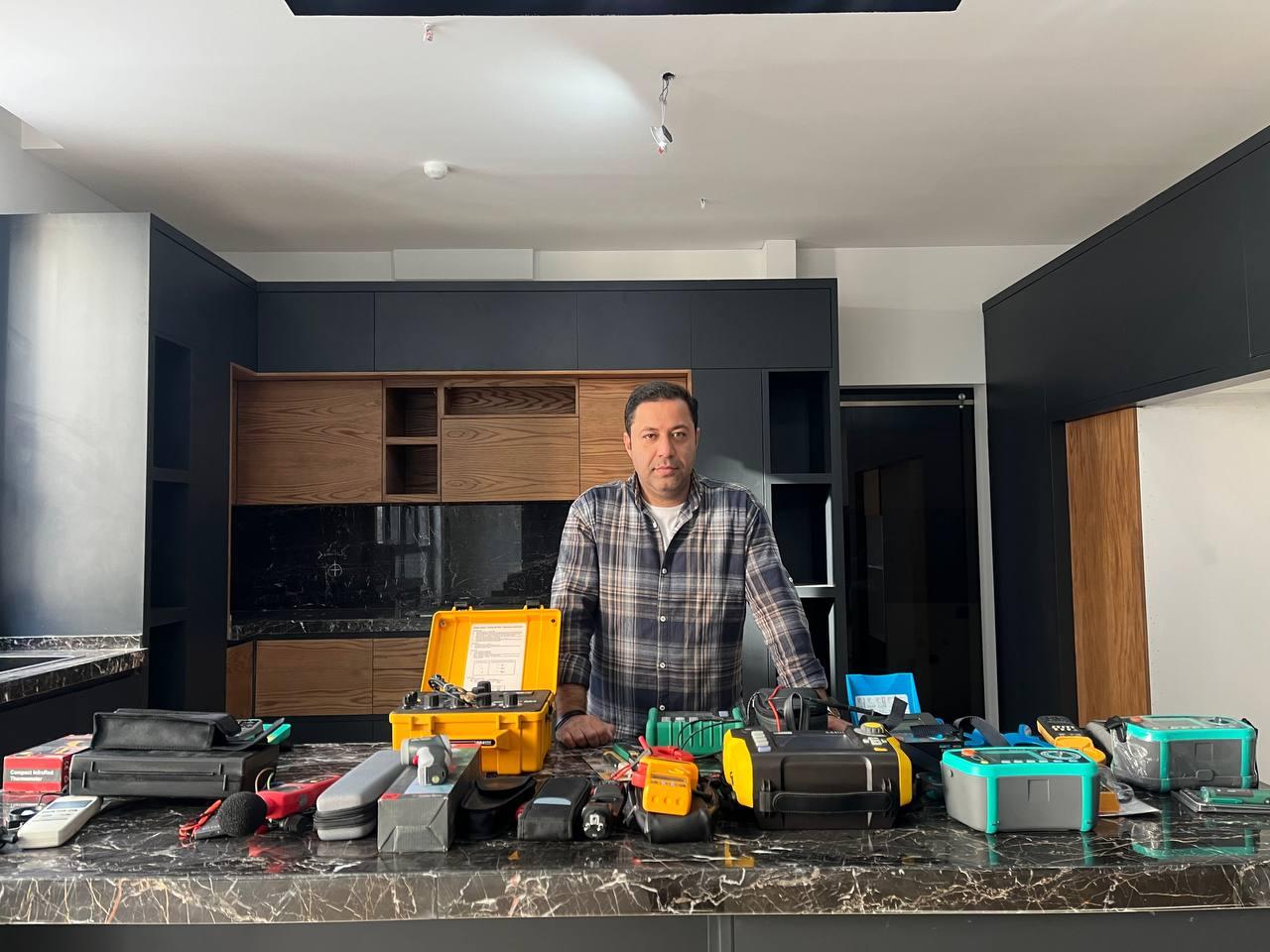 عکس تست برق ساختمان اخلاقی 