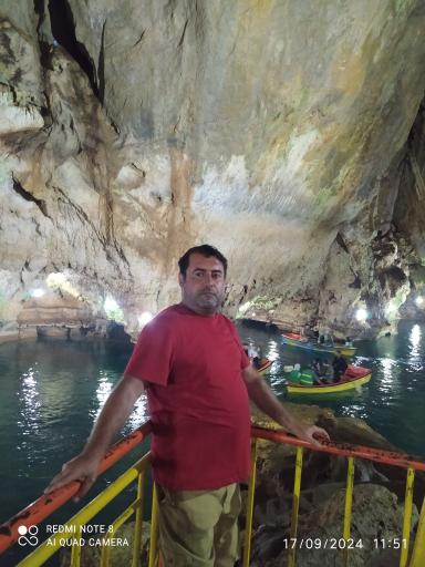 عکس نگهبانی و ورودی غار آبی سهولان 