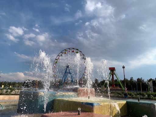 عکس شهربازی بزرگ غدیر قم