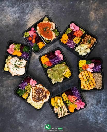 عکس وارن بو غذای رژیمی