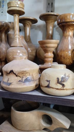 عکس کارگاه نجاری پدر ژپتو 