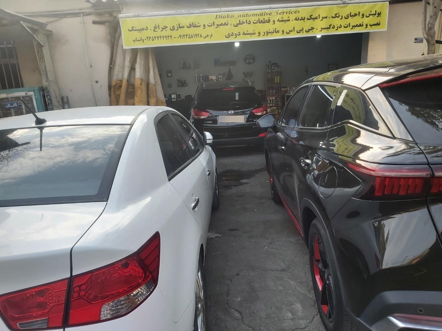 عکس پولیش و احیای رنگ دیاکو