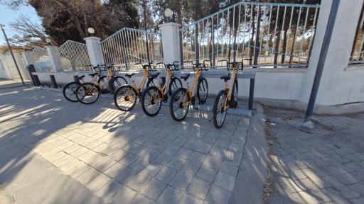 عکس ایستگاه دوچرخه عمومی گلستان