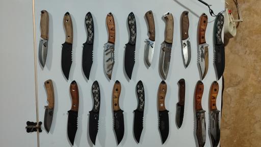 عکس چاقو سازی و چاقو تیزکنی تیزکده 