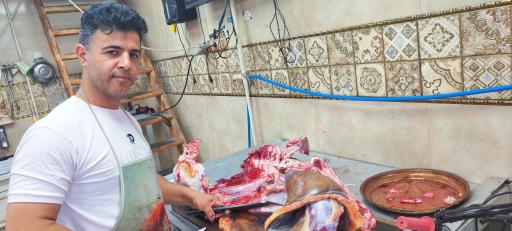 عکس عرضه گوشت شتر مرغ رضایی نژاد 