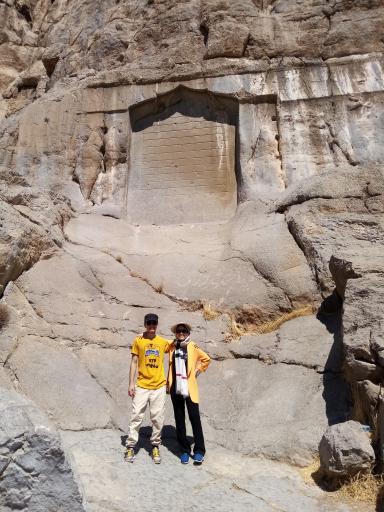 عکس نقش برجسته مهرداد دوم