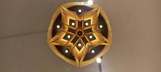 عکس تولیدی لوستر دارک لایت