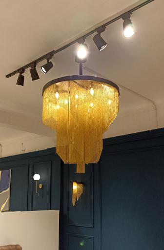 عکس تولیدی لوستر دارک لایت