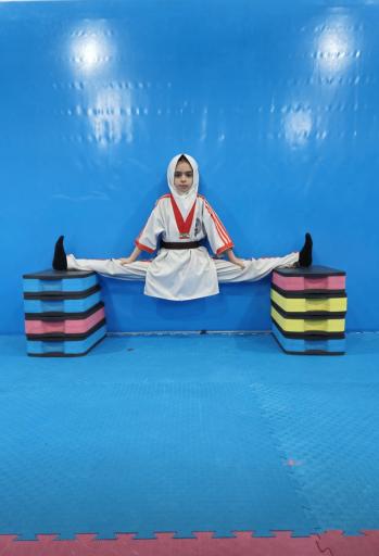عکس کلاس دفاع شخصی و کار با سلاح بانوان ابوذر