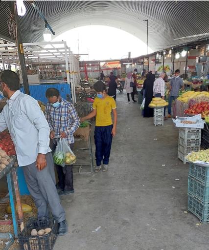 عکس بازار روز لارستان