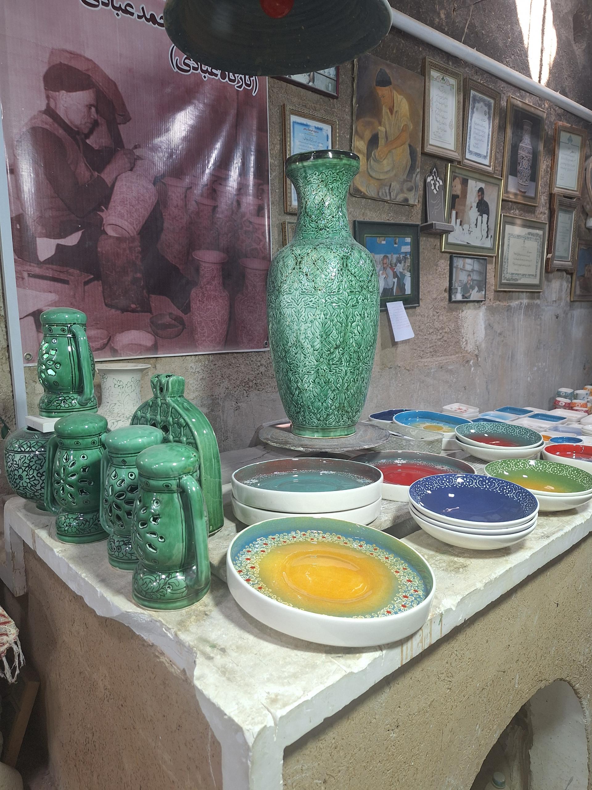 عکس هنر سرامیک سرای سنتی ایران