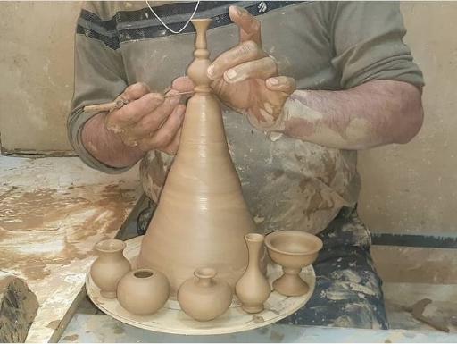 عکس تولیدی سفال ریتون