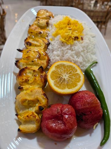 عکس چلوکبابی تاج محل