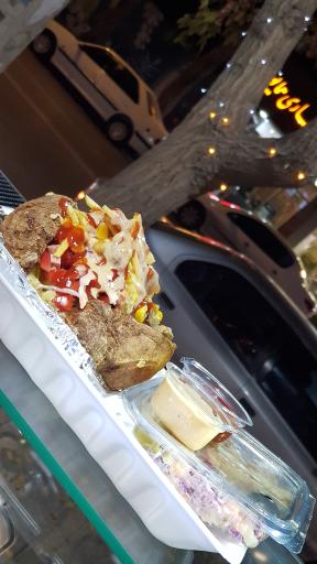 عکس بستنی ایتالیایی بلوذغالی