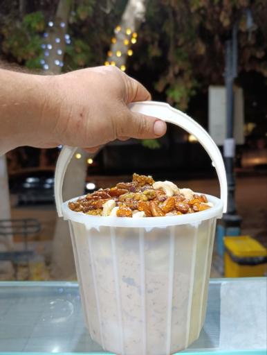 عکس بستنی ایتالیایی بلوذغالی