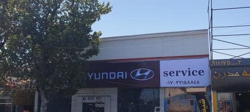 عکس نمایندگی هیوندای سازگار