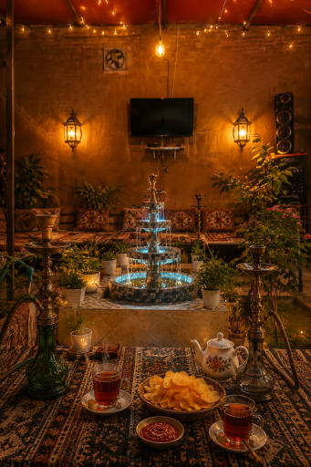 عکس چایخانه و سفره‌خانه سنتی سیدمهدی
