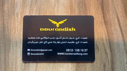 عکس تشخیص رنگ خودرو دوراندیش