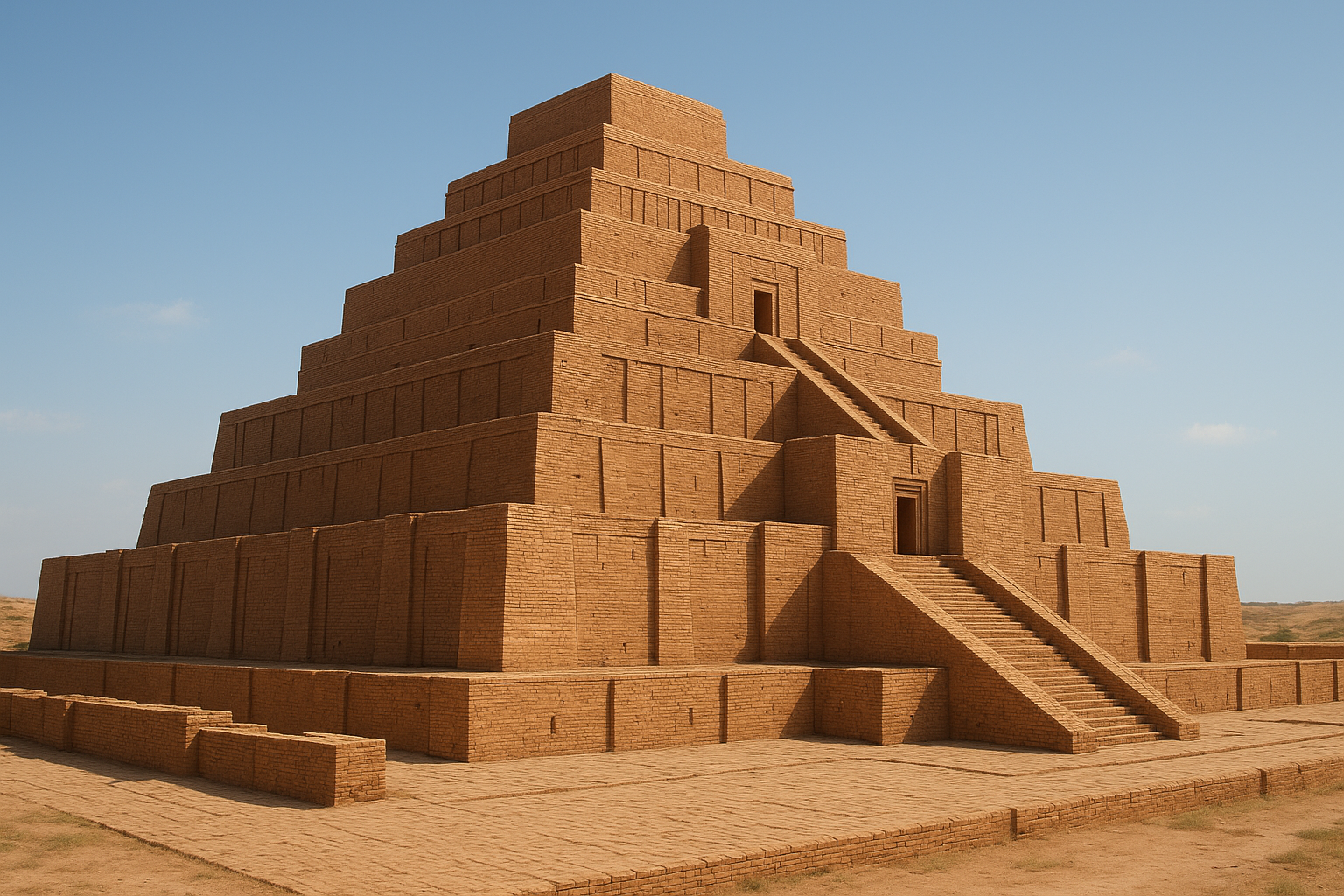 عکس زیگورات چغازنبیل