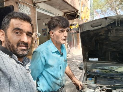 عکس برق اتومبیل اوس کاظم