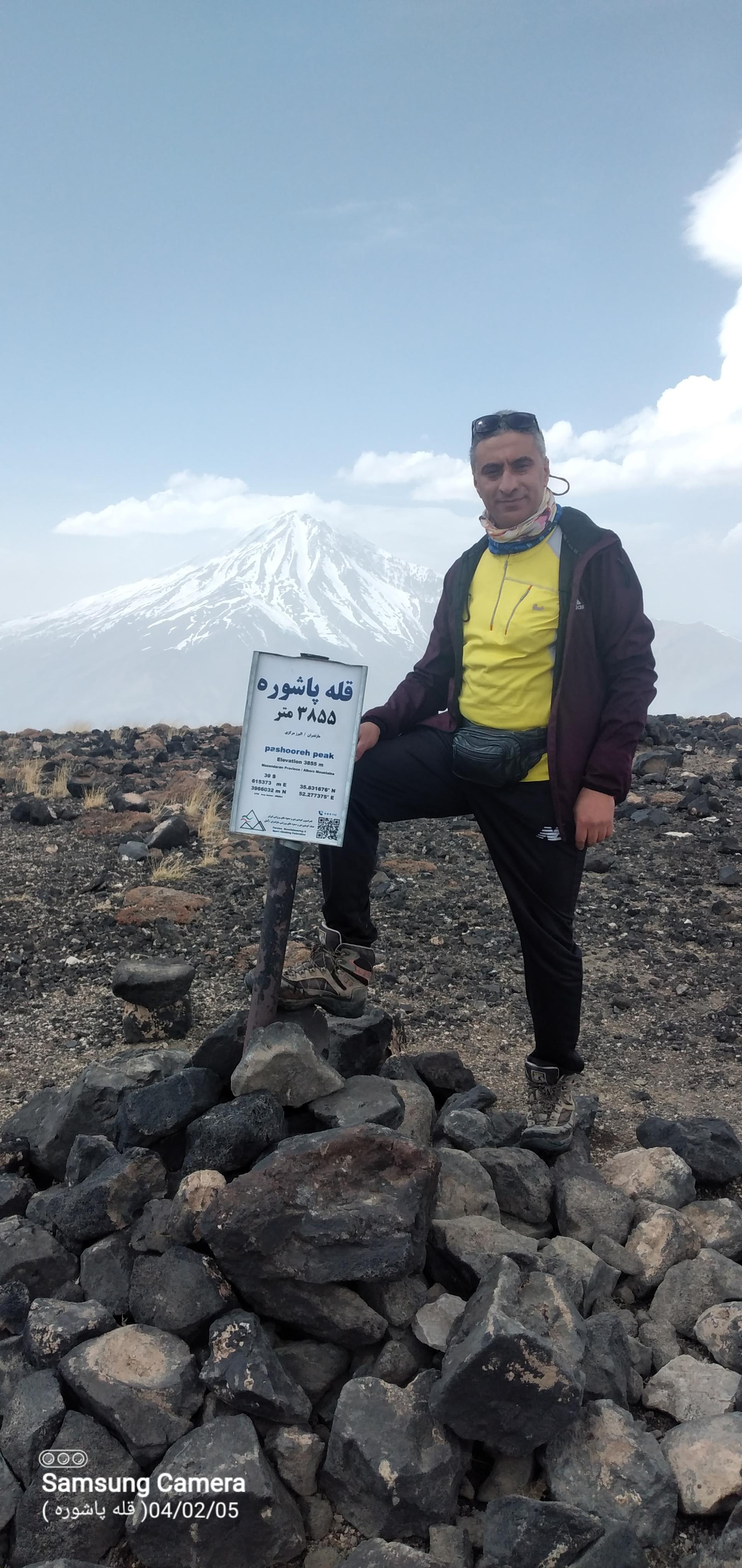 عکس قله پاشوره ۳۸۷۰