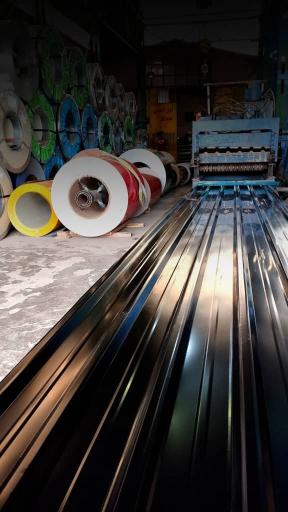 عکس ورق رنگی و گالوانیزه فولاد ایران