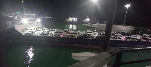 عکس اسکله بندر لافت