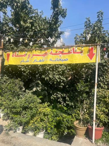 عکس باغ رستوران مهر و ماه