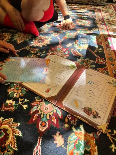 عکس باغ رستوران مهر و ماه