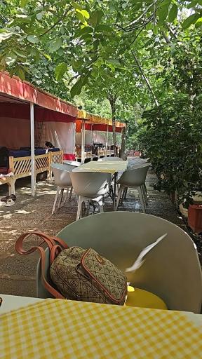 عکس باغ رستوران مهر و ماه