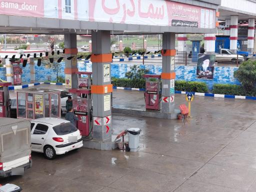 عکس پمپ بنزین عابدی